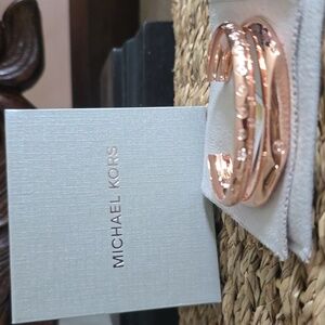 Michael Kors Rose Gold Bangle Trio